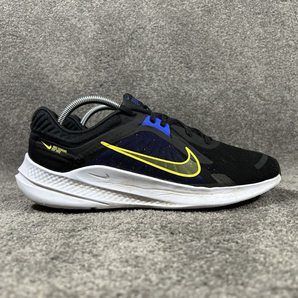 Nike Men’s Athletic Running Shoes Black Blue Yellow